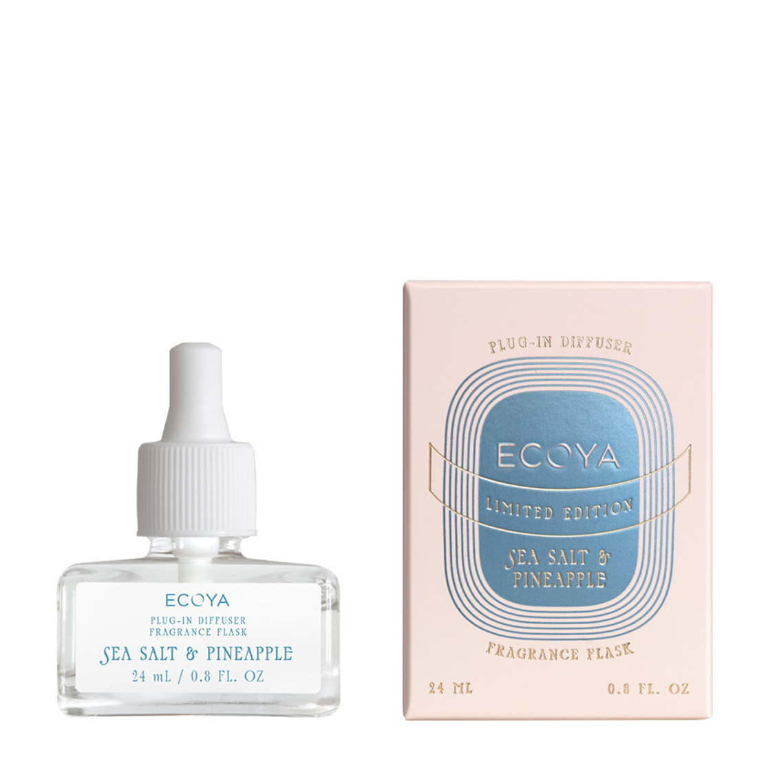 ECOYA Plug-In Diffuser Flask Sea Salt & Pineapple 24ml