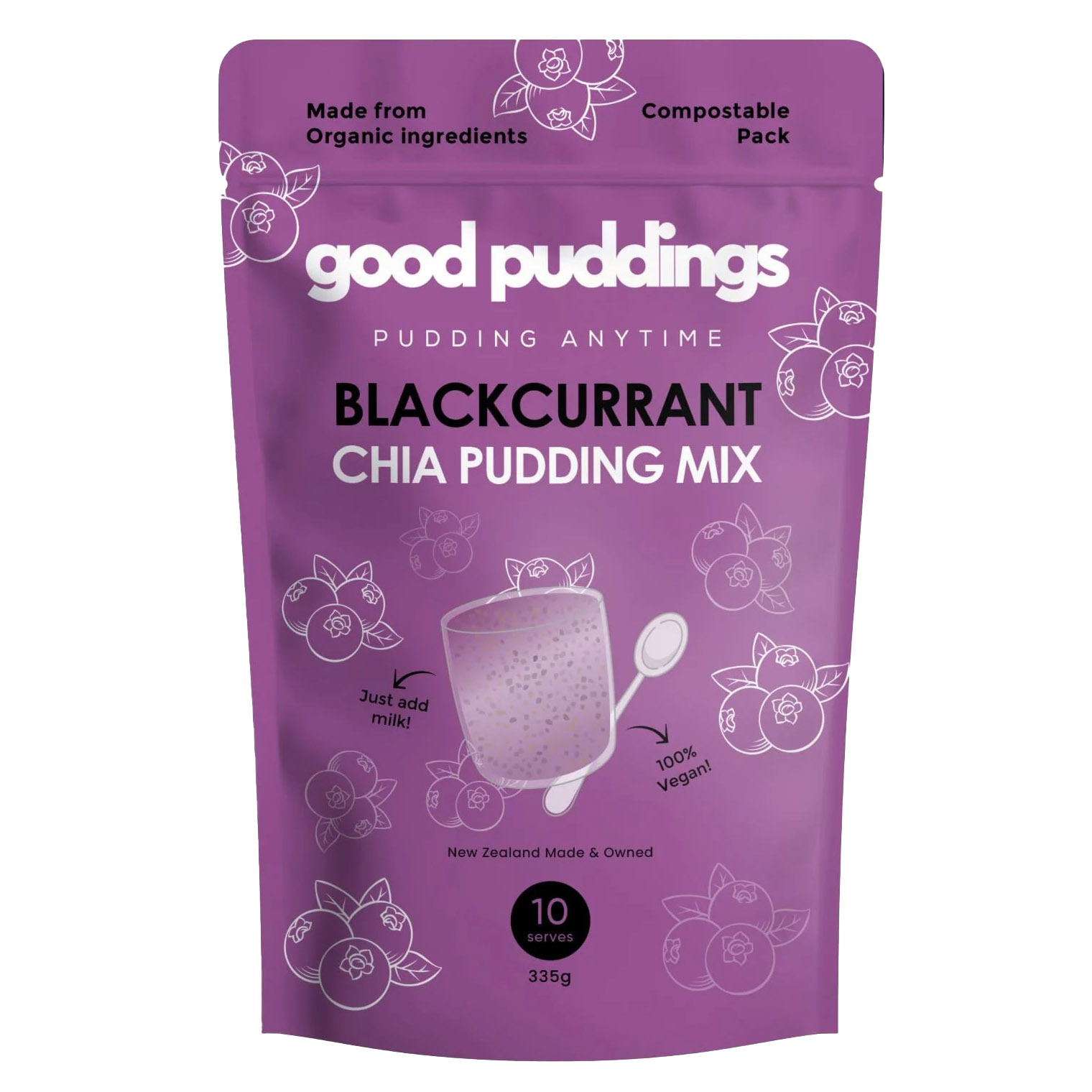 Good Puddings Blackcurrant Chia Mix 335g