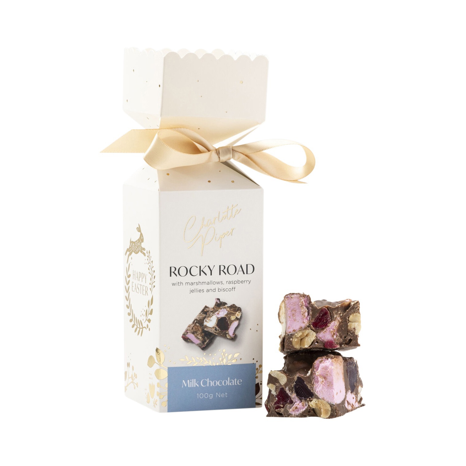 Charlotte Piper Easter Rocky Road Milk Chocolate 100g