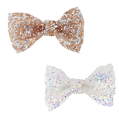 Pink Poppy Mermaid Sequin Hair Clips