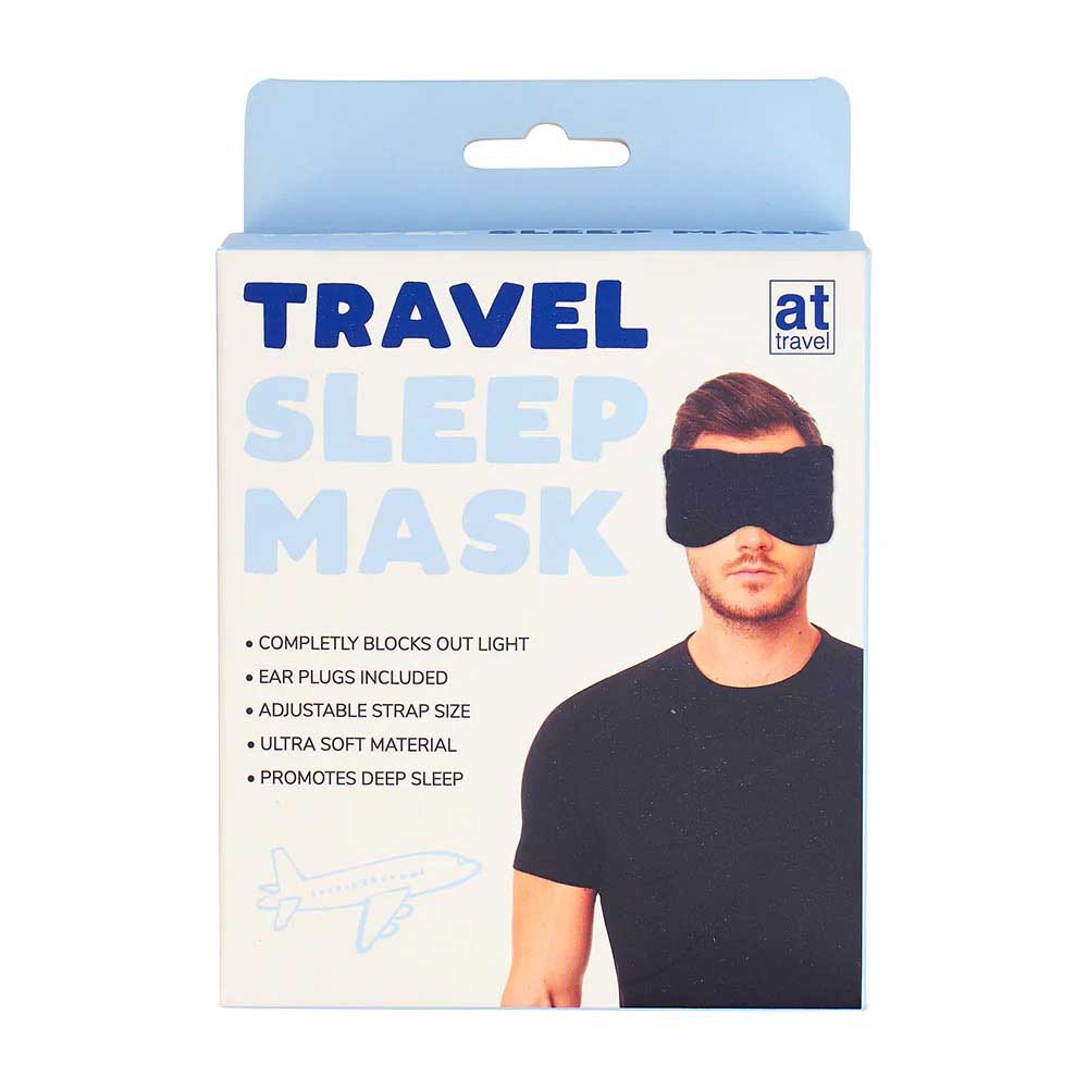 Annabel Trends Travel Sleep Mask Wrap Around - Black