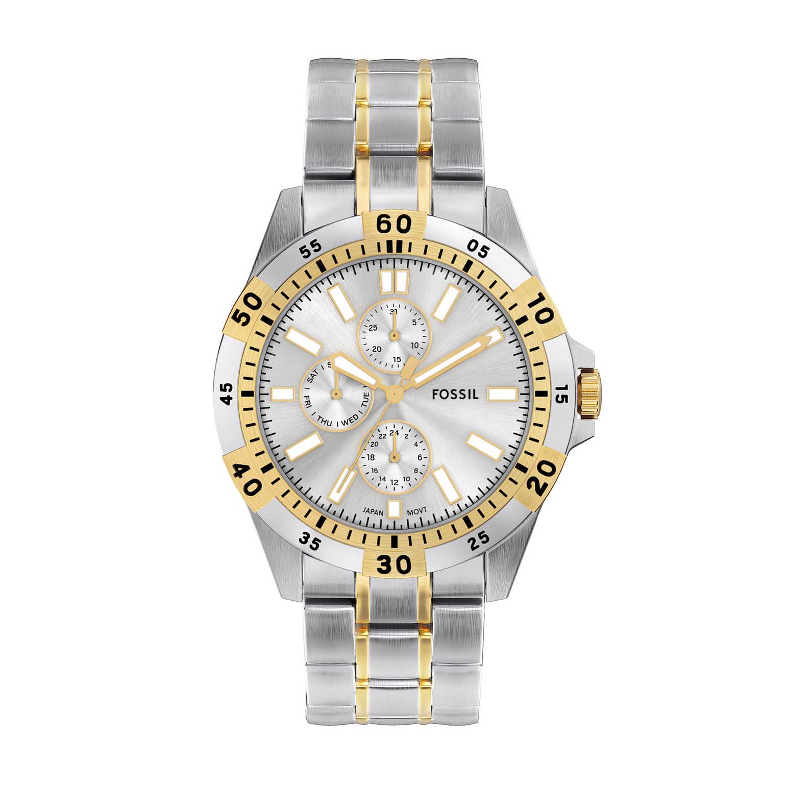Fossil Garrett Multifunction Two-Tone Stainless Steel Watch FS6148