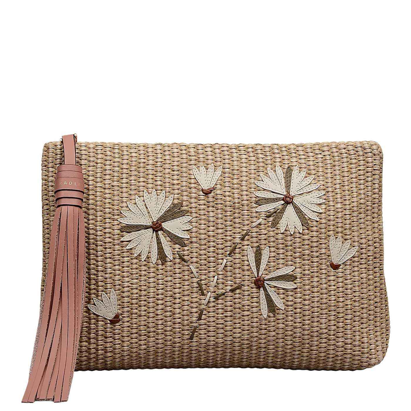 Radley Picton Place Raffia Medium Ziptop Pouch