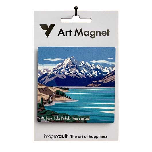 Mt Cook Lake Pukaki Art Magnet