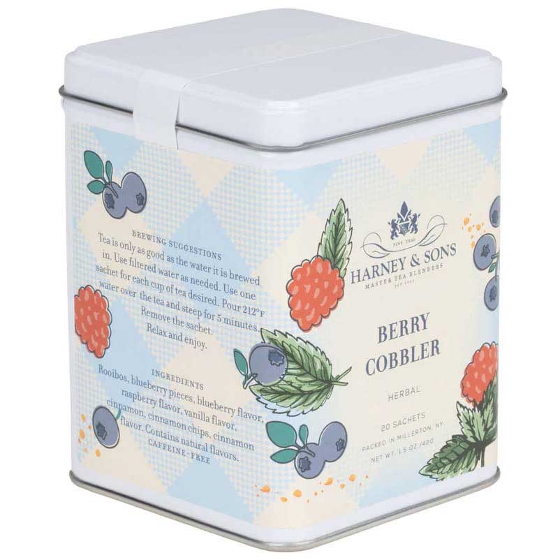 Harney & Sons Berry Cobbler Tea 20 Sachet Tin