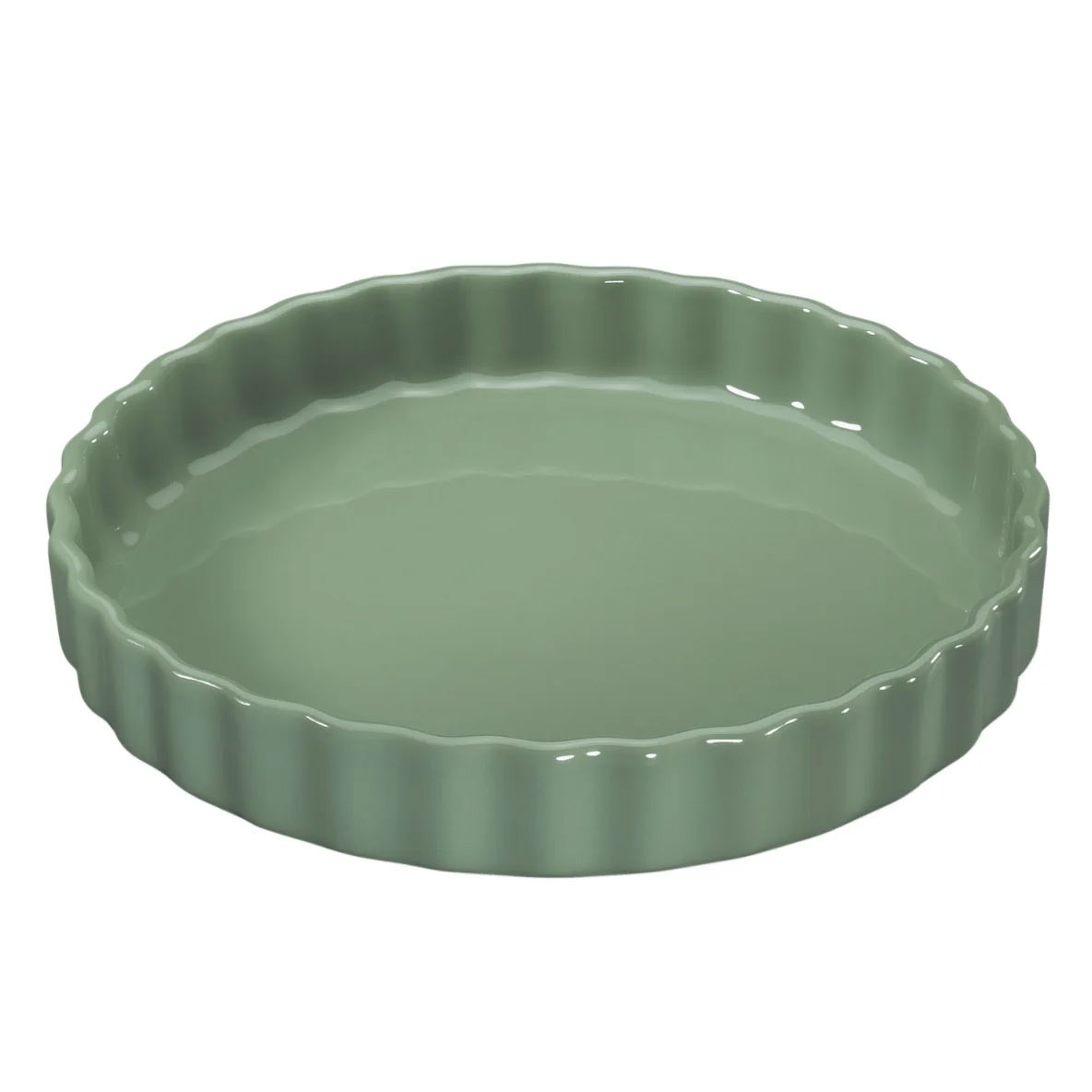 Zassenhaus Kuchenprofi Porto Flan Dish 28cm Jade