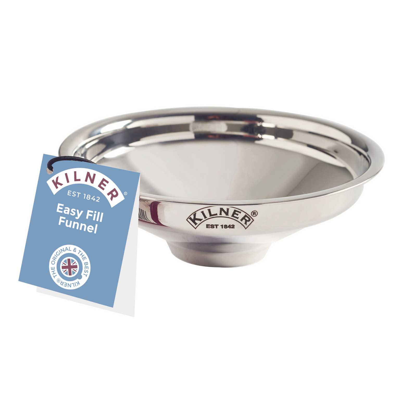 Kilner Easy Fill Funnel 14.5cm Stainless Steel