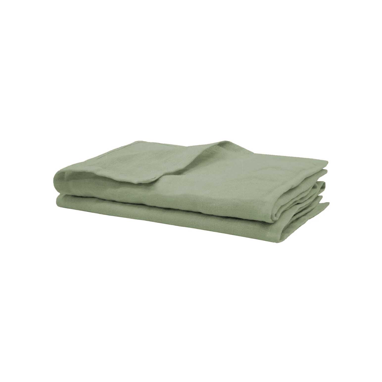 Bambury Linen 2Pc Napkin Set 45x45cm Sage