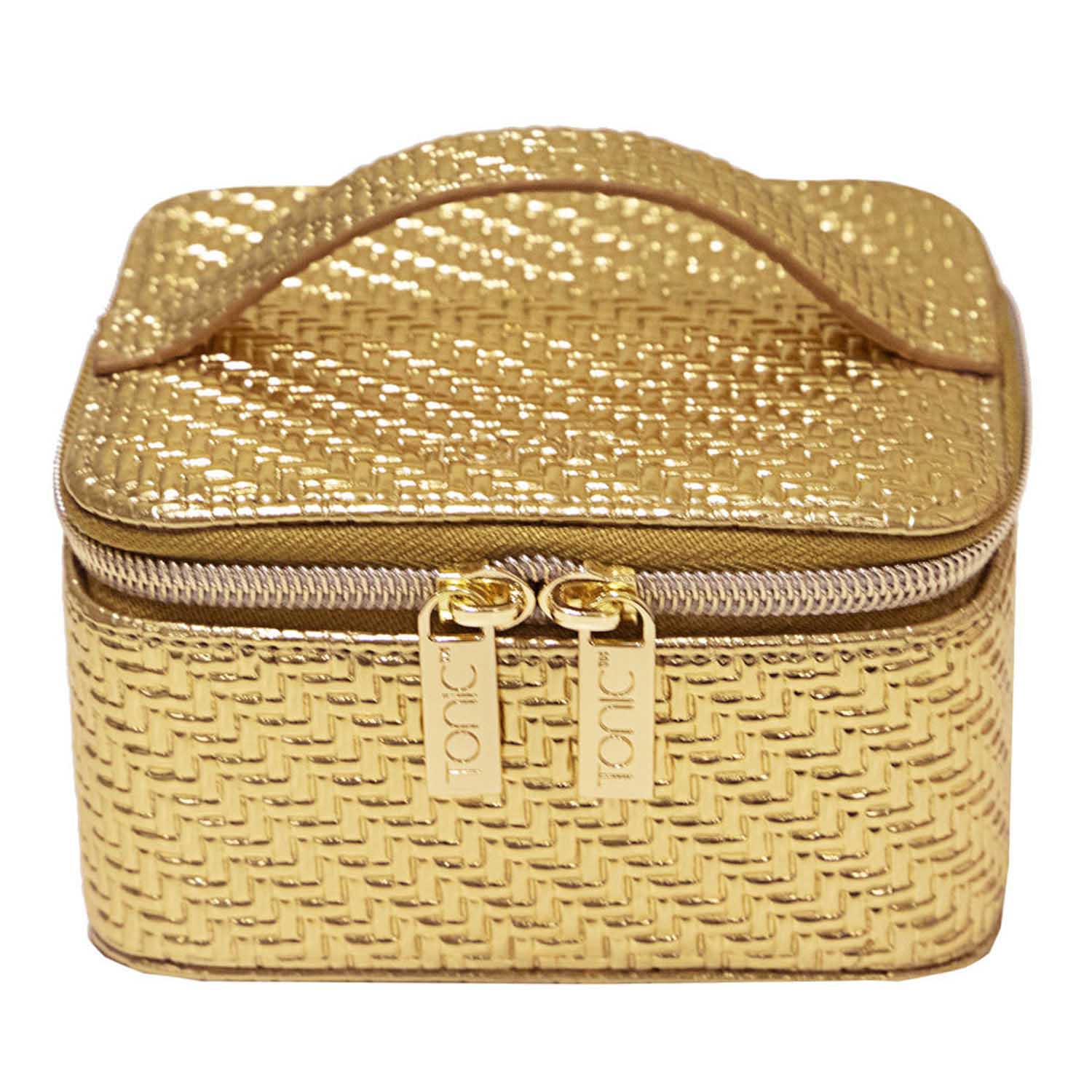 Tonic Herringbone Jewellery Cube Gold