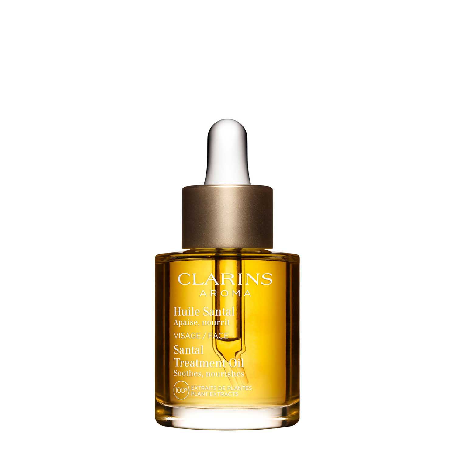 Clarins Santal Face Treatment Oil - Dry Skin/Redness 30ml