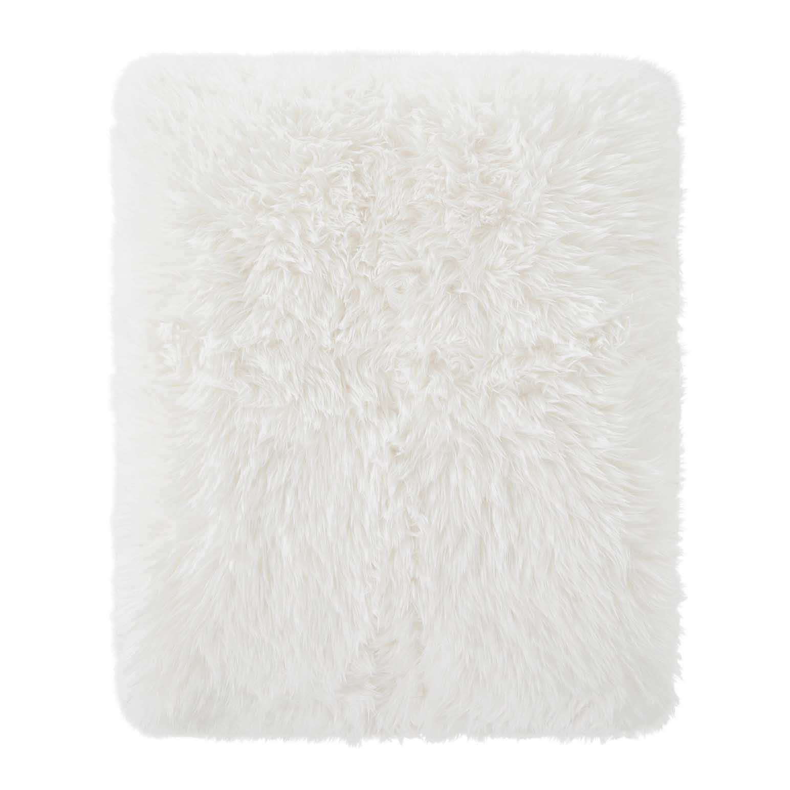 Top Drawer Polar Bear Throw 500Gsm Longpile Fur - 150x200cm