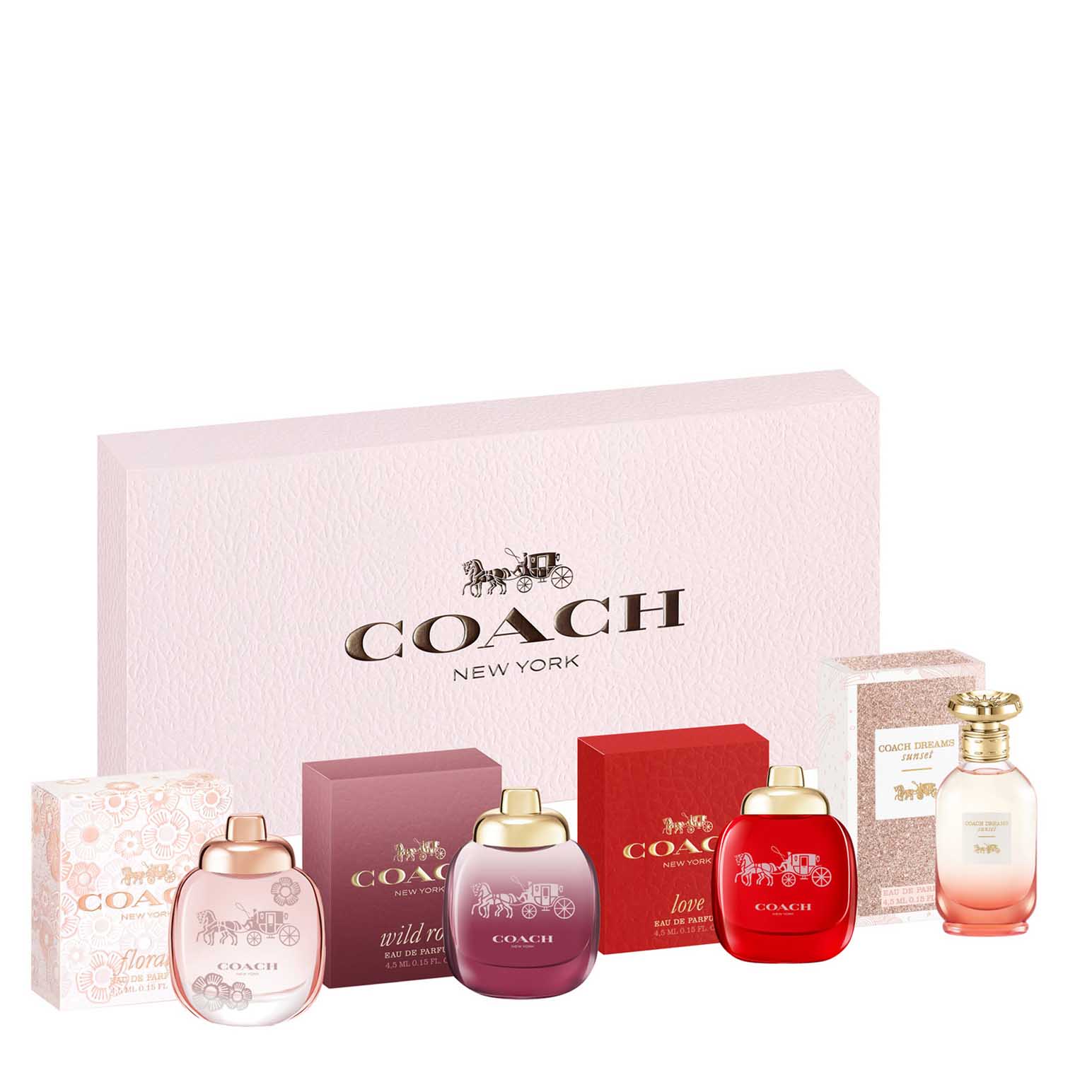 Coach Womens Minis 4 X 4ml Christmas Gift Set