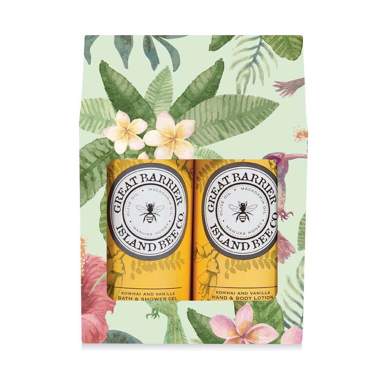 Great Barrier Island Bee Co Island Flowers Kowhai & Vanilla Gift Pack
