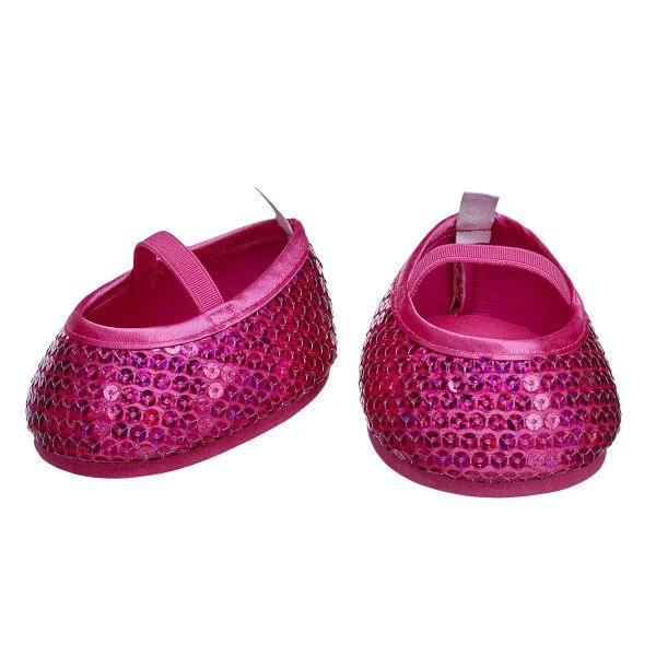 Build A Bear Shoes - Fuchsia Sequin Flat