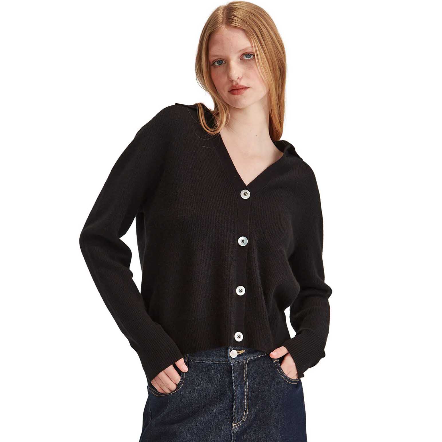 Caroline Sills Tina Cashmere Cardigan