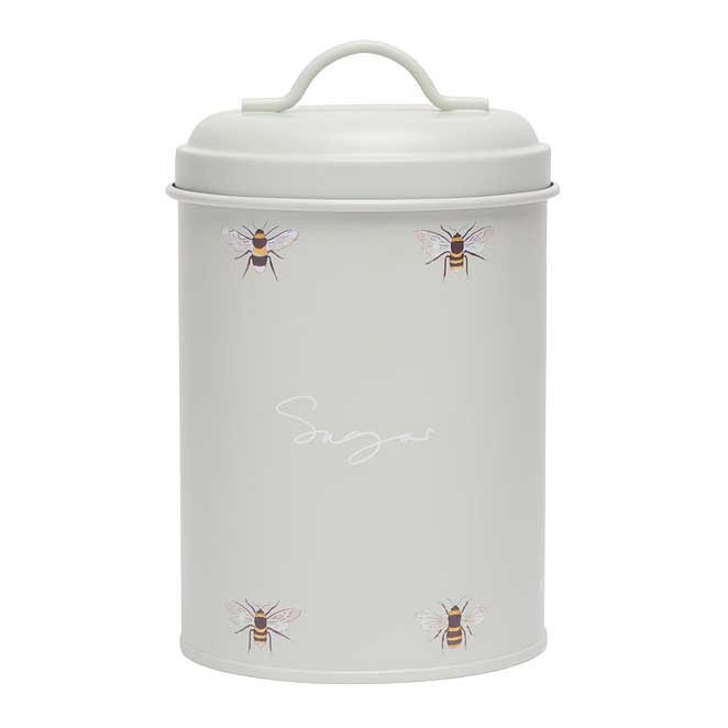 Sophie Allport Storage Tin - Sugar - Bees - Green