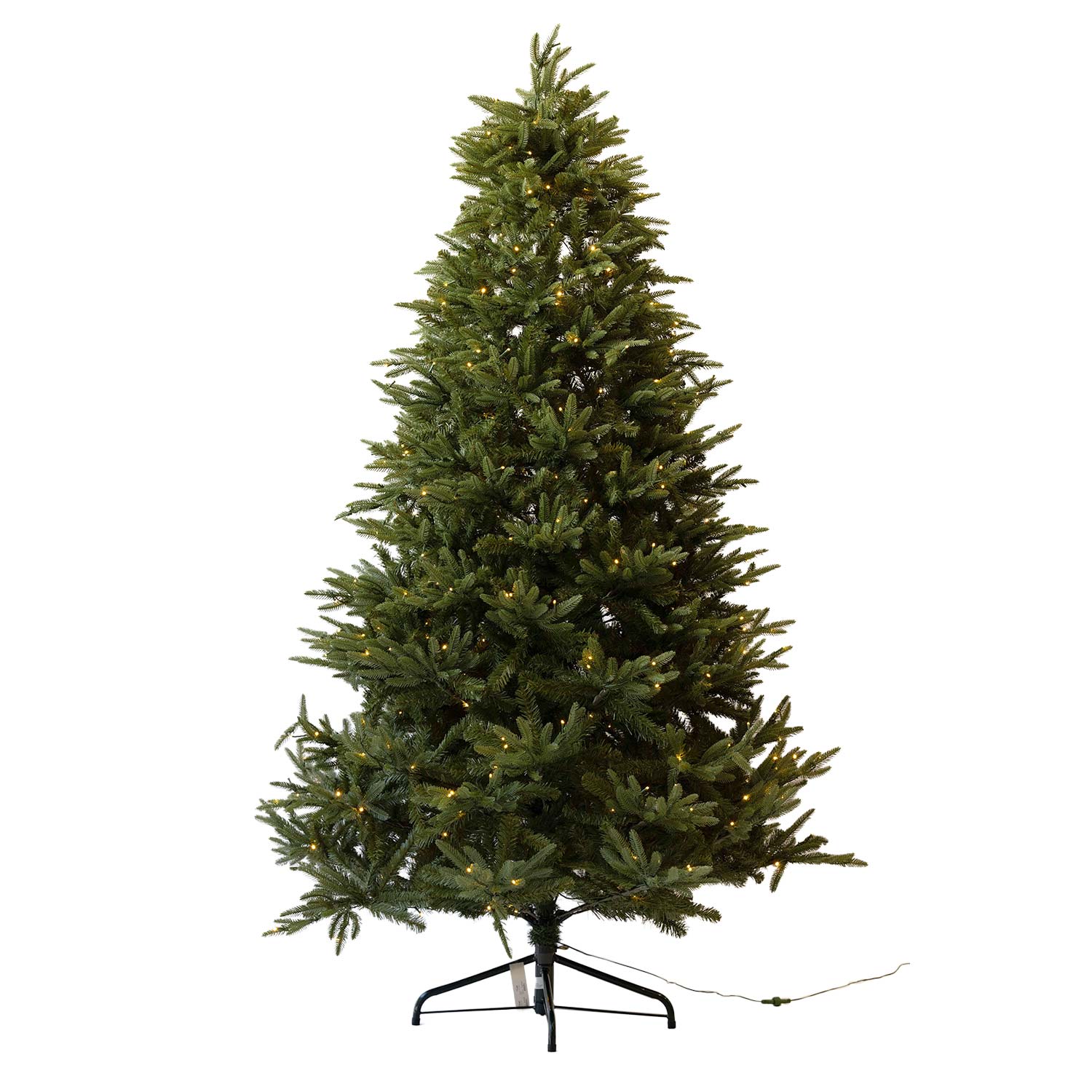 7 Foot Salato Green Pine Christmas Tree with 2622 Tips & 500 LED