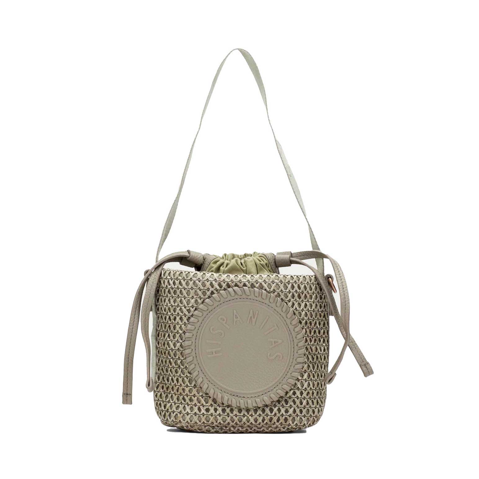 Hispanitas Bolsos Marrakech Raffia Bucket Bag