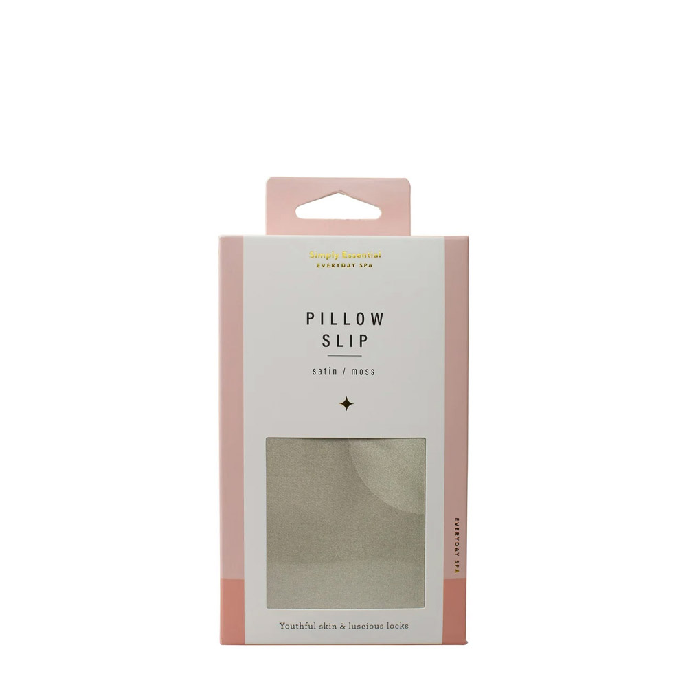 Simply Essential Satin Pillow Slip - Moss