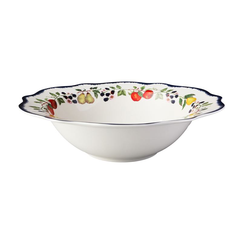 Casa Domani Frutta Scallop Rim Serving Bowl 29x8cm Gift Boxed