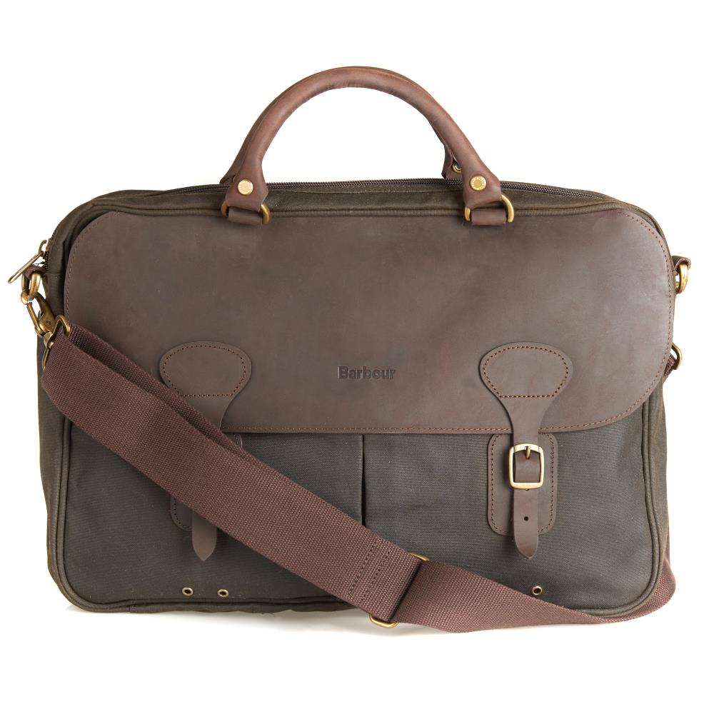 Barbour Wax Longthorpe Briefcase