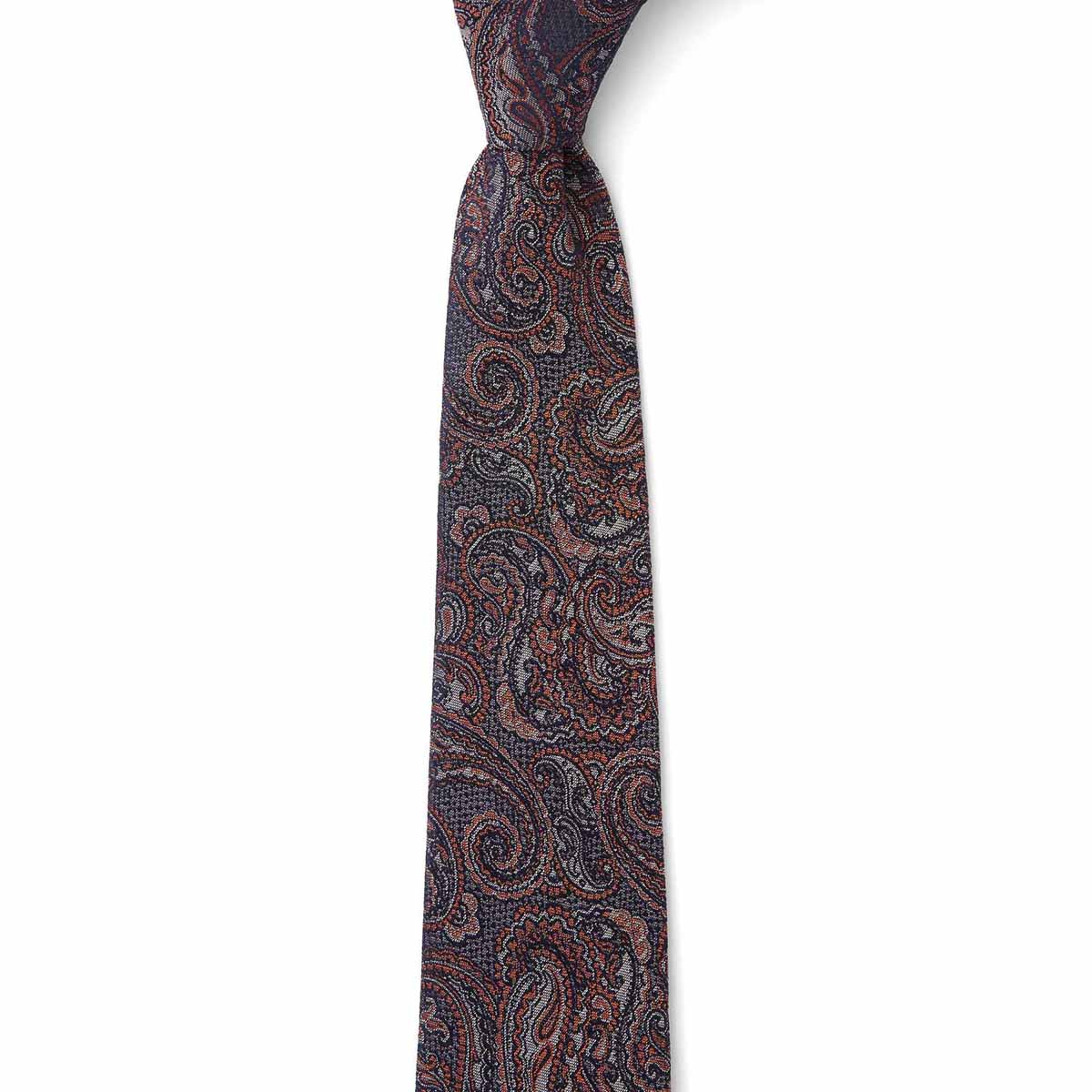 Cambridge Matte Paisley 7.5cm Tie