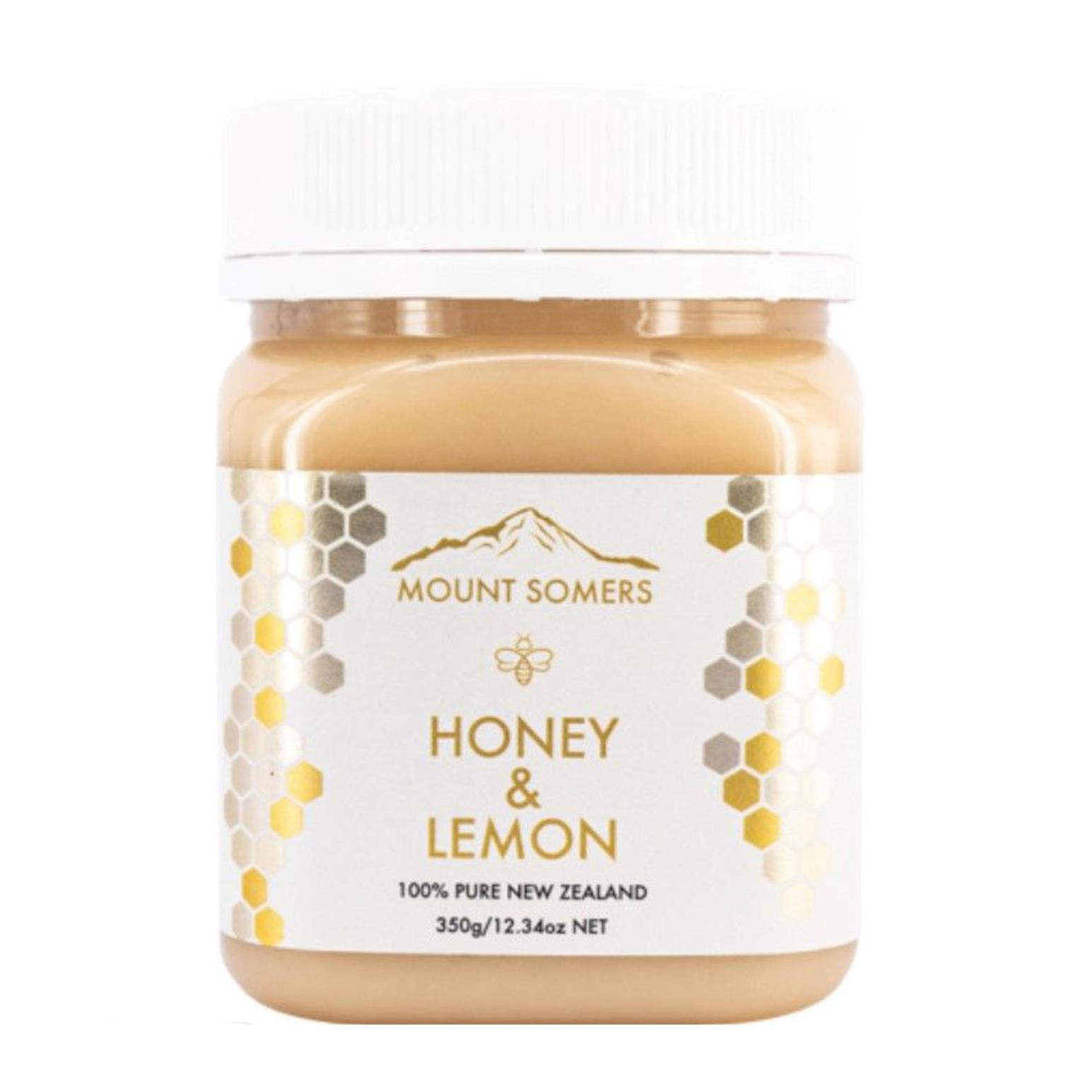 Mount Somers Honey & Lemon 350g