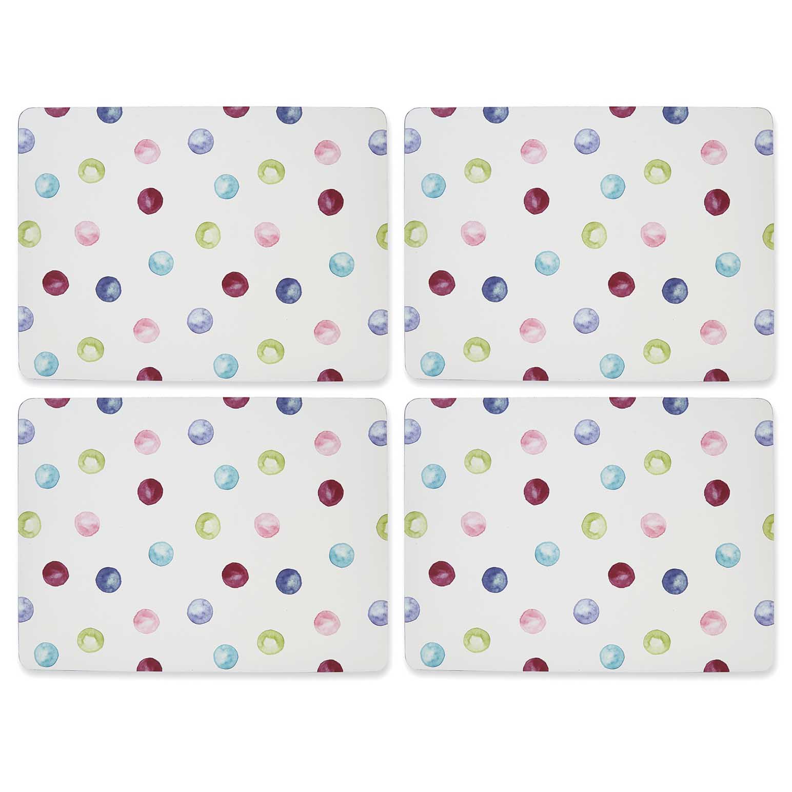 Cooksmart Spotty Dotty Set Of 4 Placemats