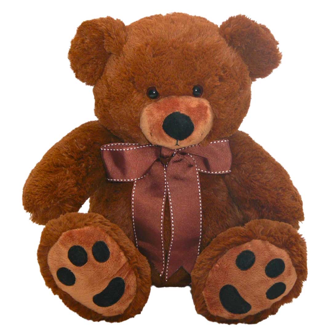 Teddy Time Roly Bear Brown 28cm