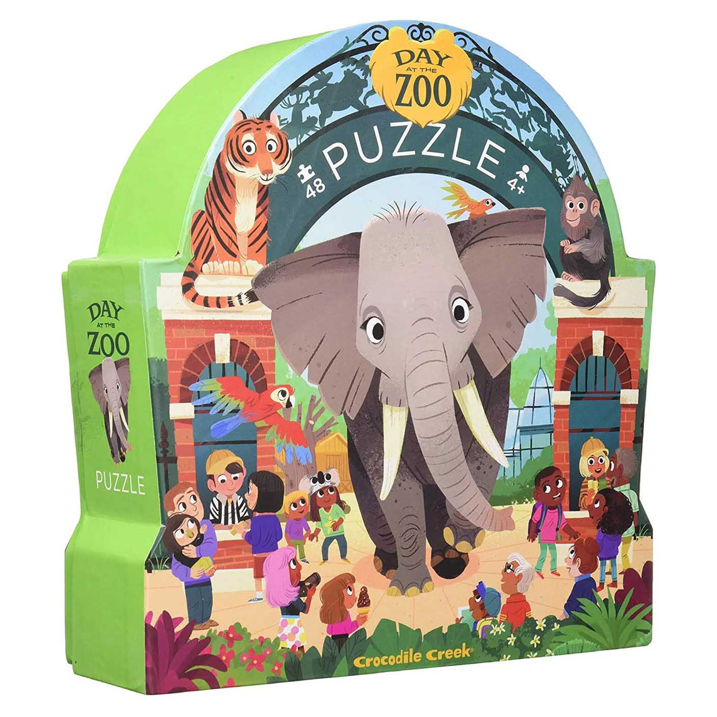 Croc Creek 48Pc Puzzle Day At The Museum Zoo