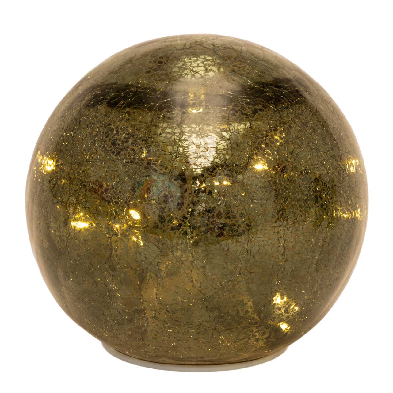 Stellar Haus Green 12cm Crackle Orb