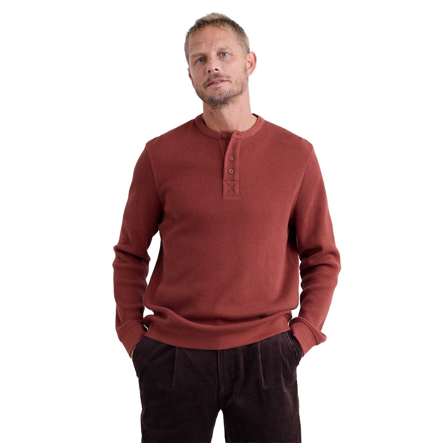 Seasalt Cornwall Brigantine Long Sleeve Top Conker