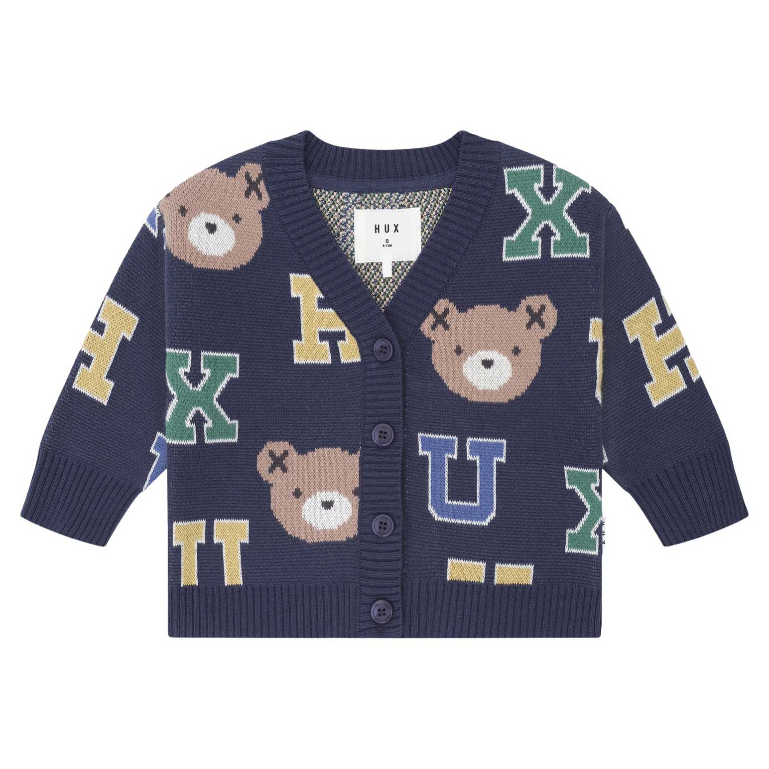 Huxbaby Varsity Letter Hux Cardi 1-2Y