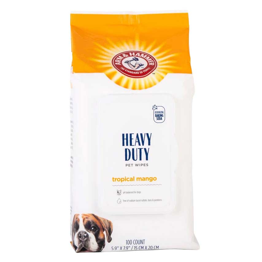 Arm & Hammer HD Multi-Purpose Pet Wipes - Mango, 100Pk