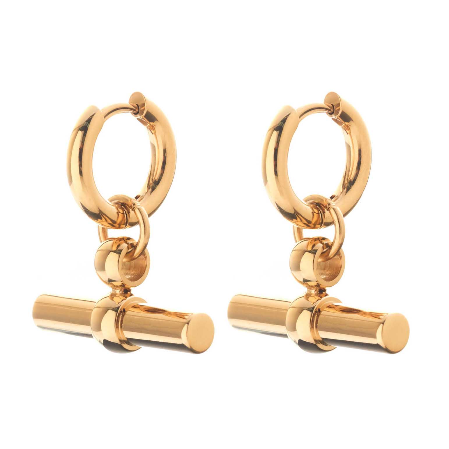 Silk & Steel Atlas Hoop Earrings
