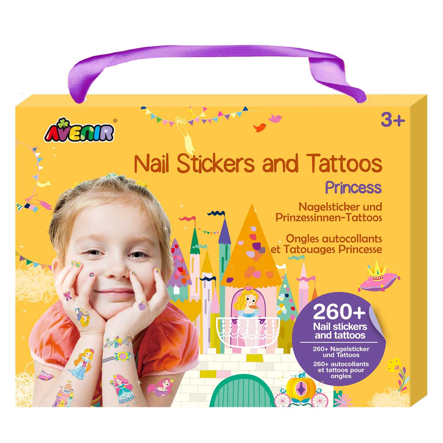 Avenir Nail Stickers And Tattoos Princess