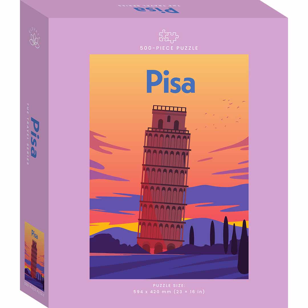 Hinkler Travel Poster 500 Piece Jigsaw: Pisa