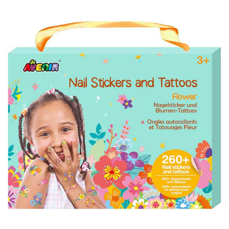 Avenir Nail Stickers And Tattoos Flower
