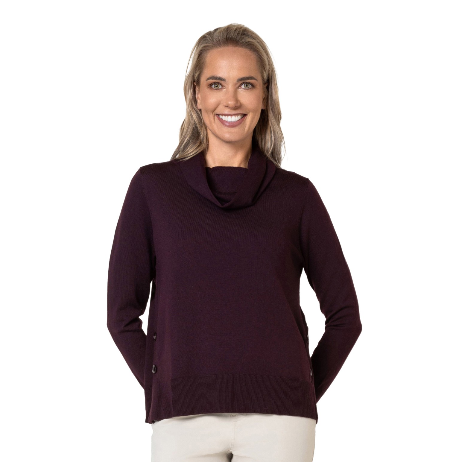 B Essentials Button Detail Sweater