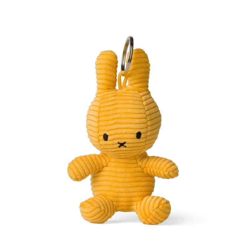 Miffy Keychain Corduroy Yellow 10cm