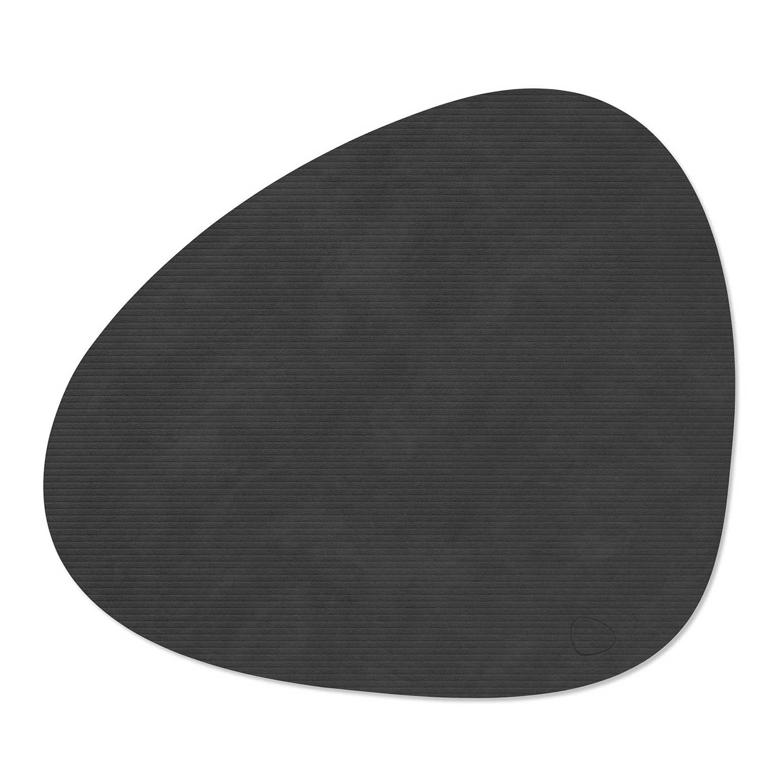 LIND DNA Table Mat Curve L Corduroy Black