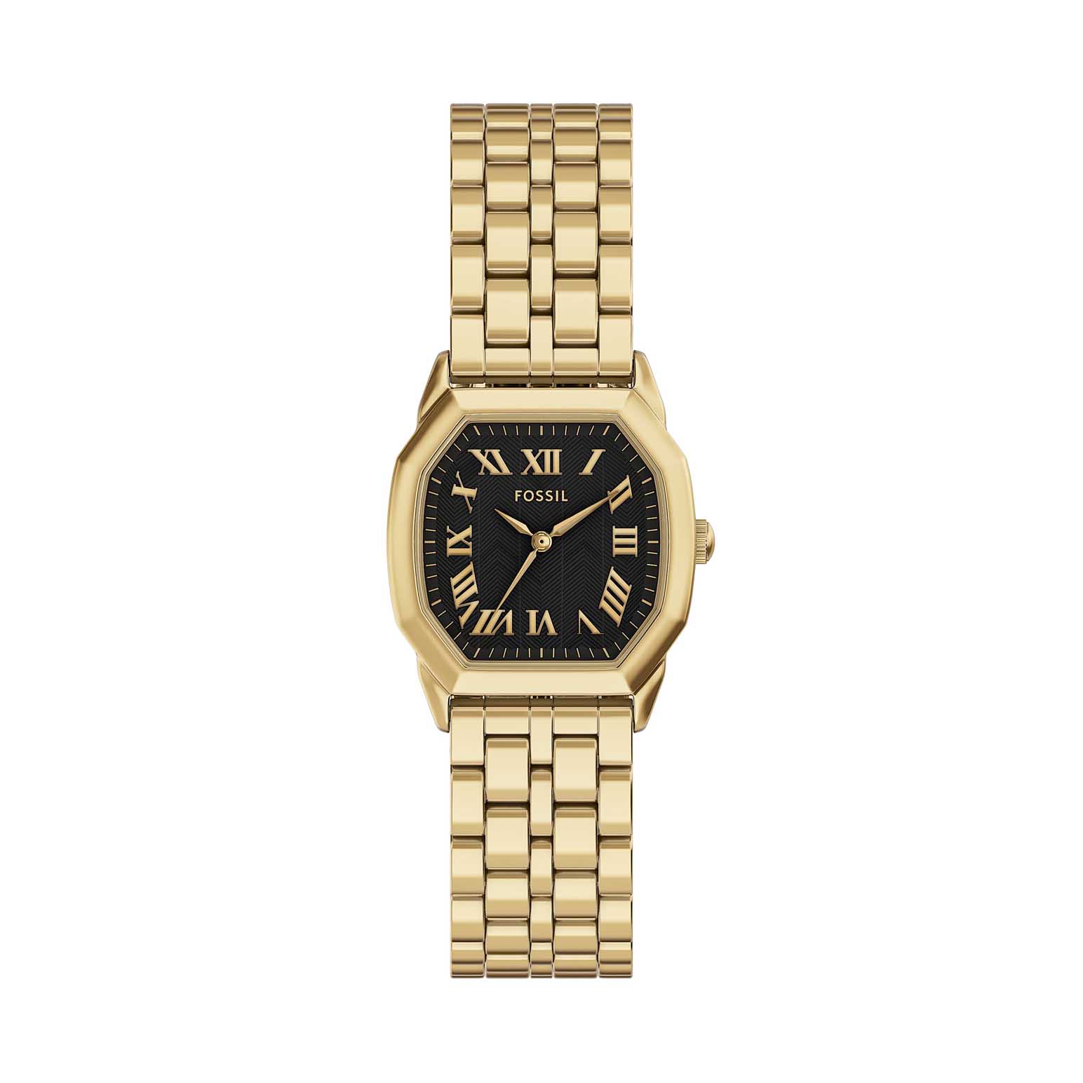 Fossil Harlow Three-Hand Gold-Tone StainlESs Steel Watch ES5433