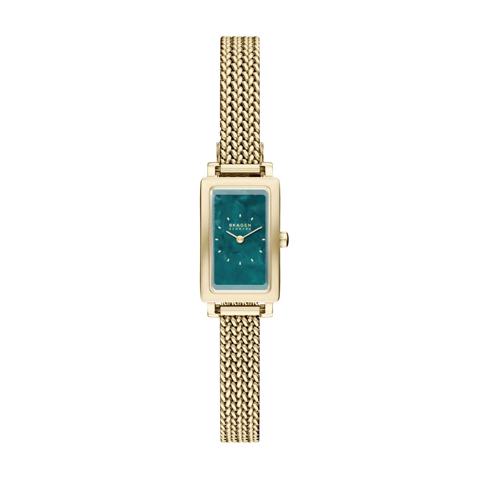 Skagen Hagen Micro Two-Hand Gold-Tone Stainless Steel Watch