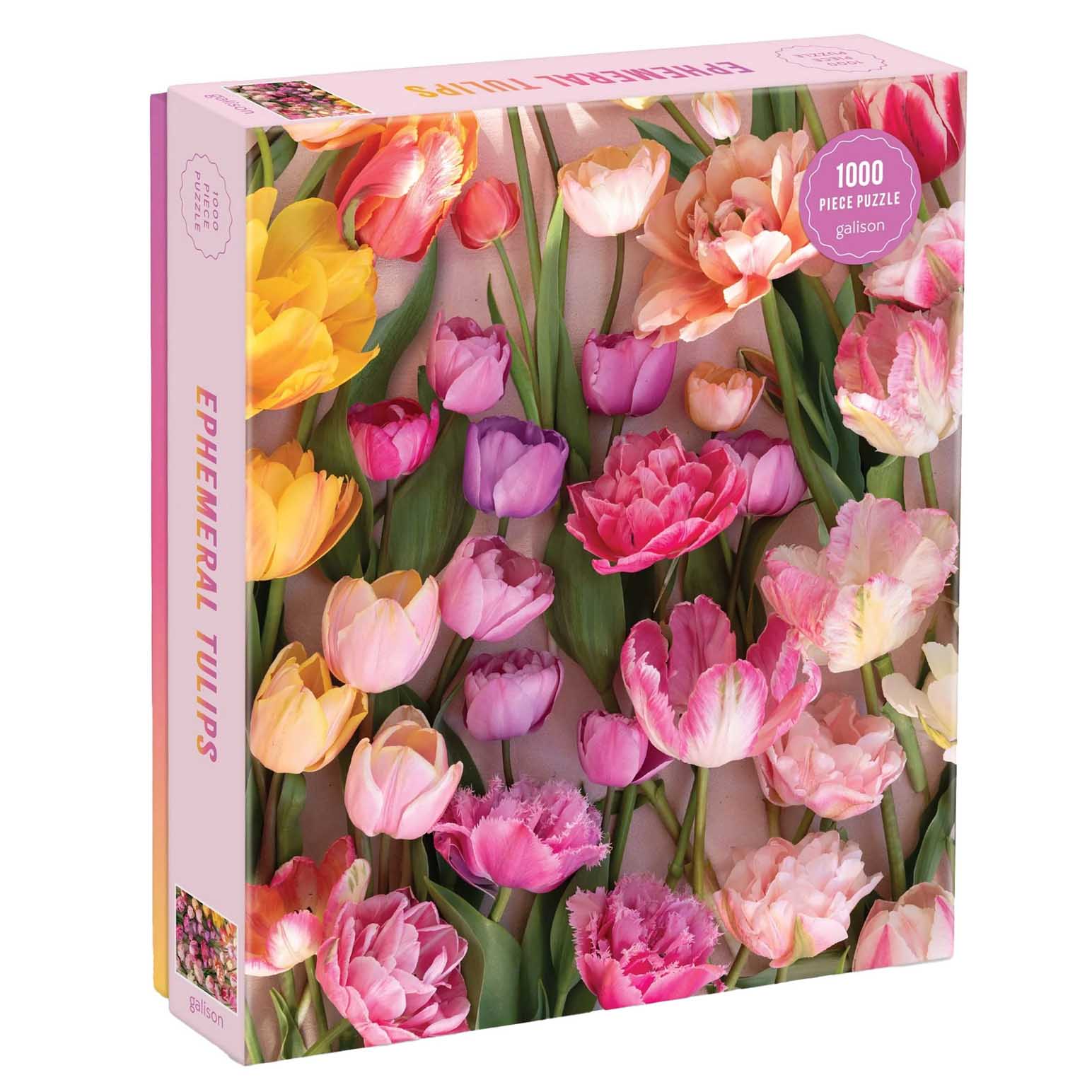 Galison Ephemeral Tulips 1000 Piece Puzzle