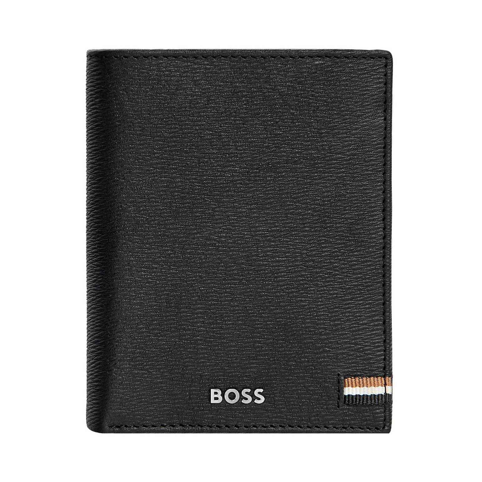 BOSS Card Holder With Money Pocket Iconic Black