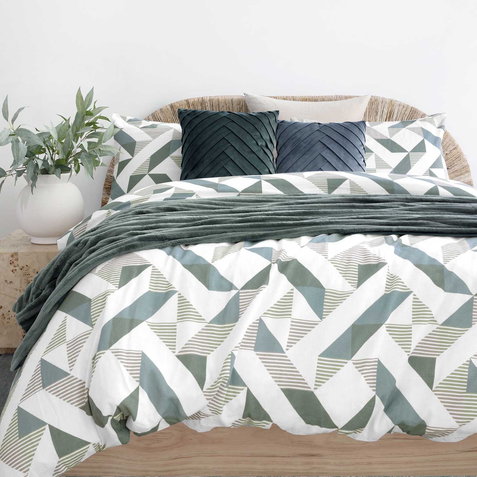 Bambury Onslow Flannelette Quilt Cover Set