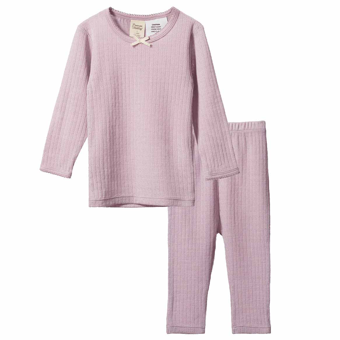Nature Baby Mer Ess 2Pc Pyjamas Pointelle 3-4Y3-4Y