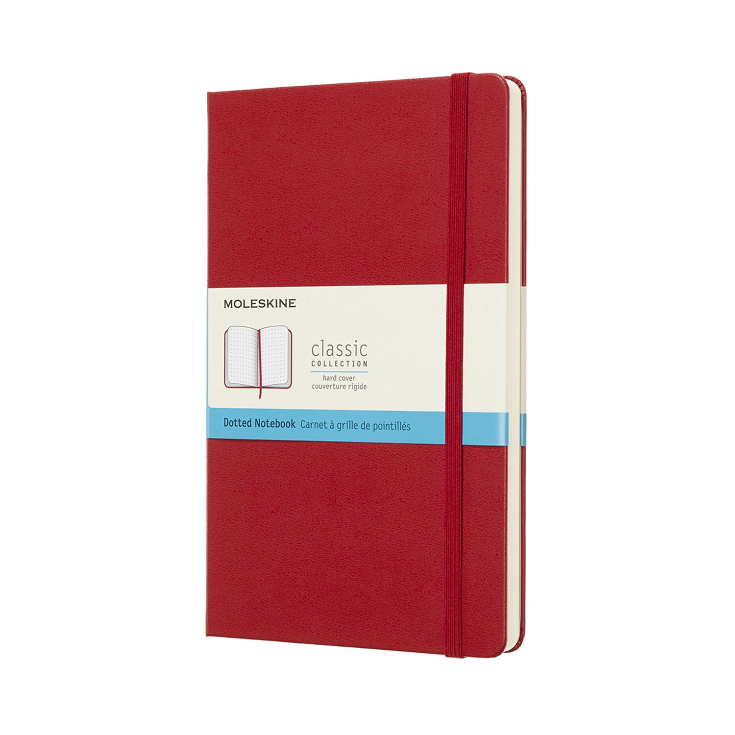 Moleskine Notebook Large Dot Hard S.Red