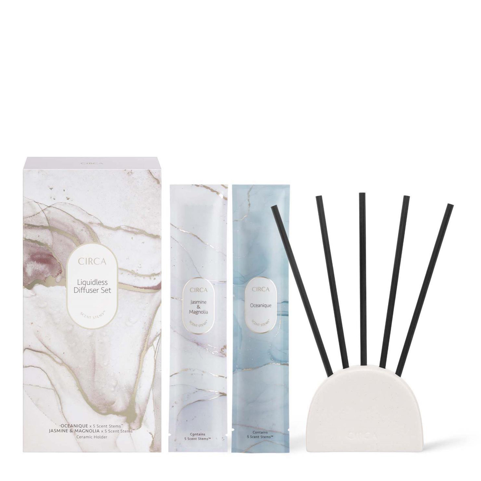 CIRCA Liquidless Diffuser Duo - Oceanique & Jasmine & Magnolia