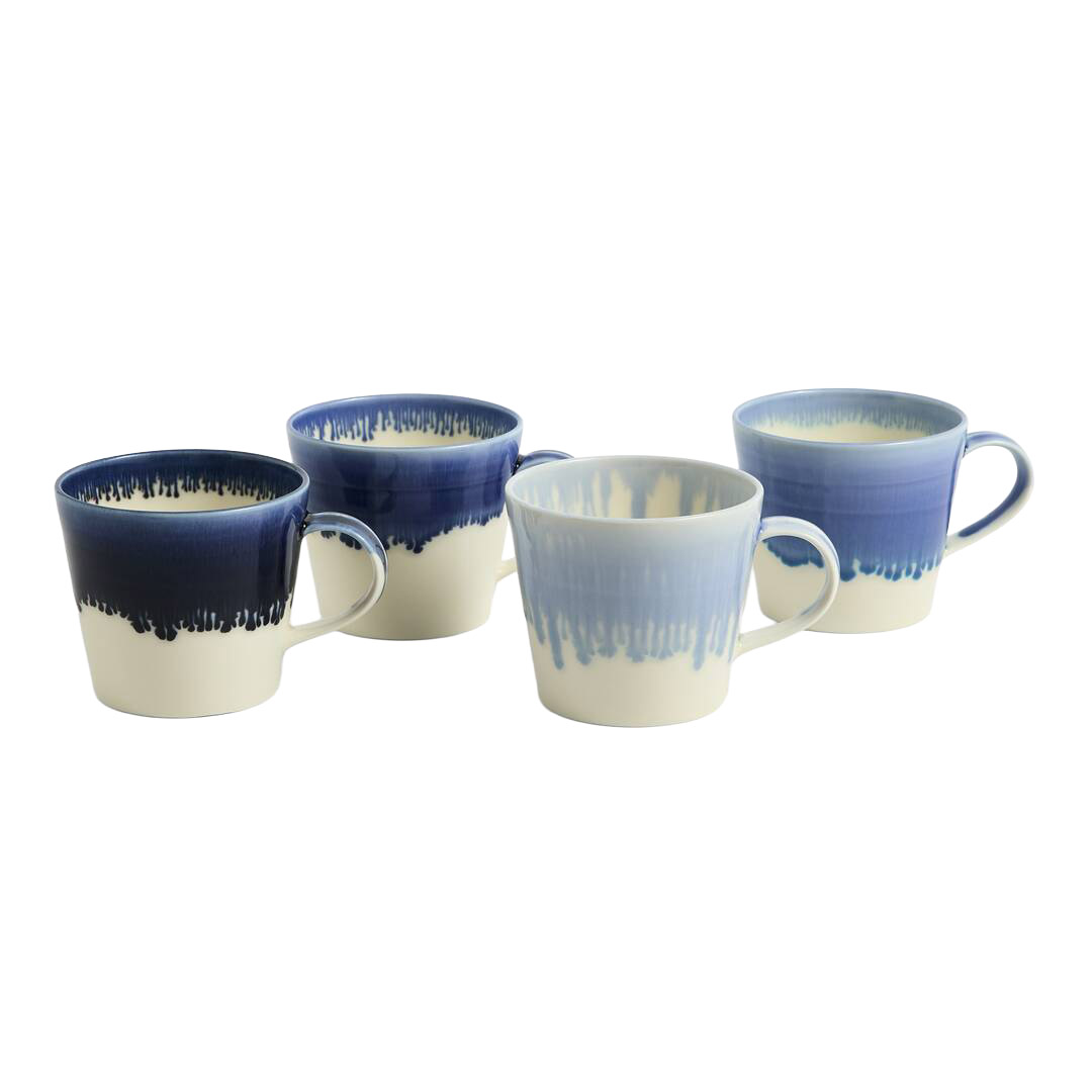 Royal Doulton Tablew Casualrd Pacific Blue Dipmug 400ml Set 4